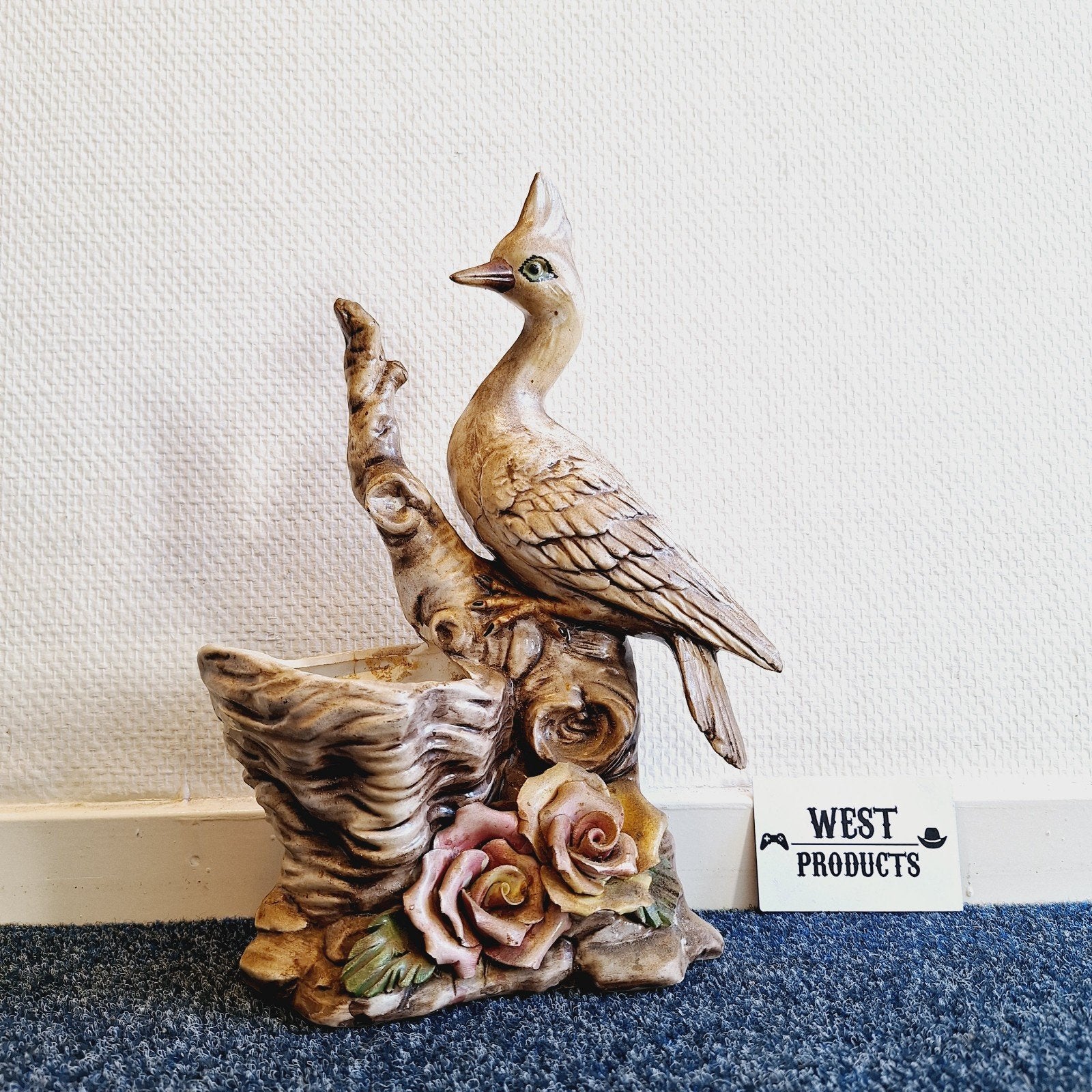 Beeldje met Vogel, Ophalen of Verzenden, Gebruikt, Dier