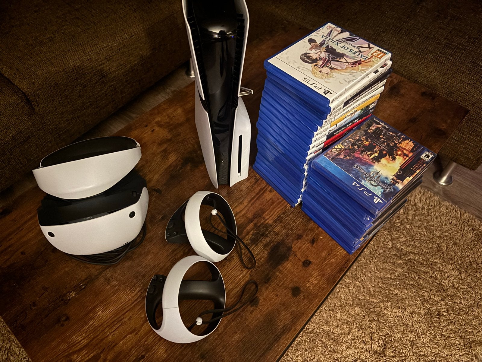 Ps5 pro+disc met psvr2 en 32 games, Spelcomputers en Games, Ophalen, Zo goed als nieuw, Playstation 5