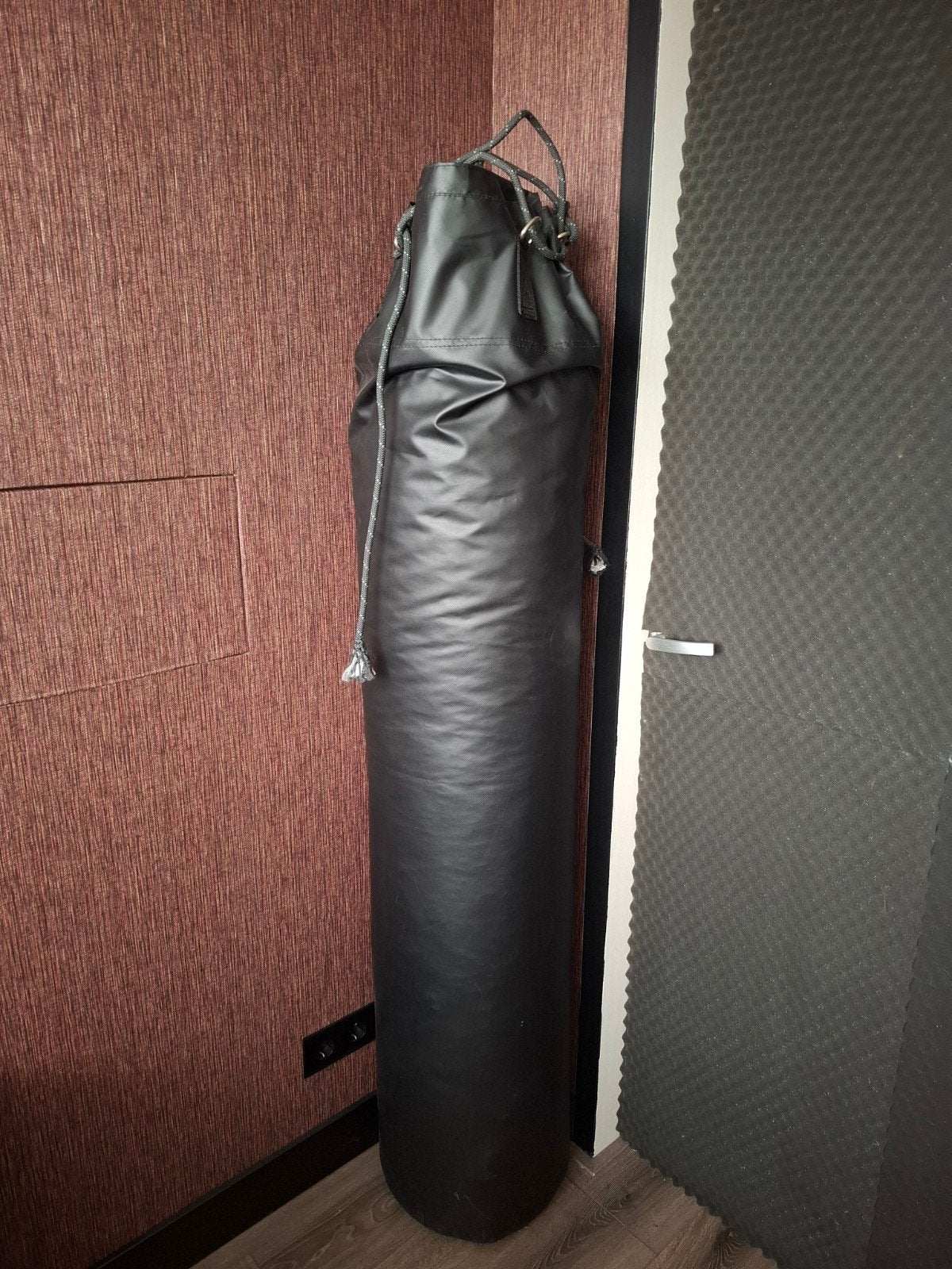Zwarte Bokszak - Ideaal voor thuis training, Ophalen, Gebruikt, Bokszak
