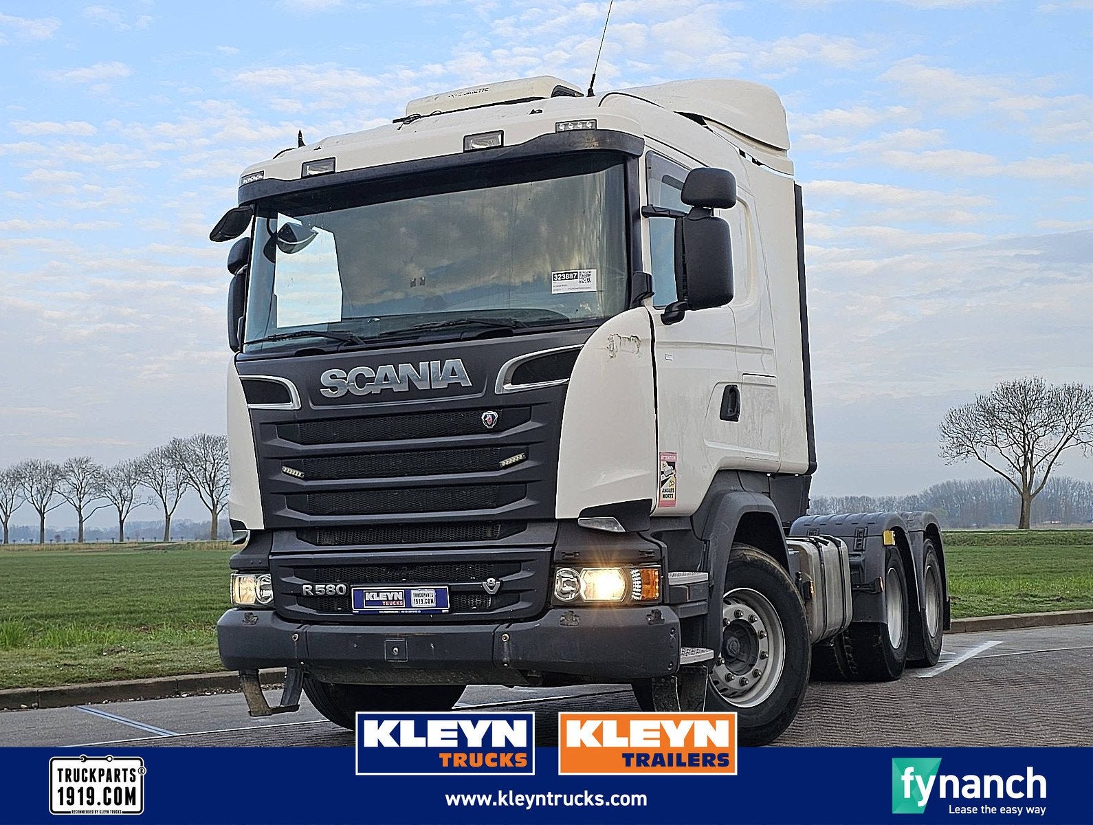 SCANIA R580 v8 6x4 150ton, Automaat, Euro 6, Scania, Wit