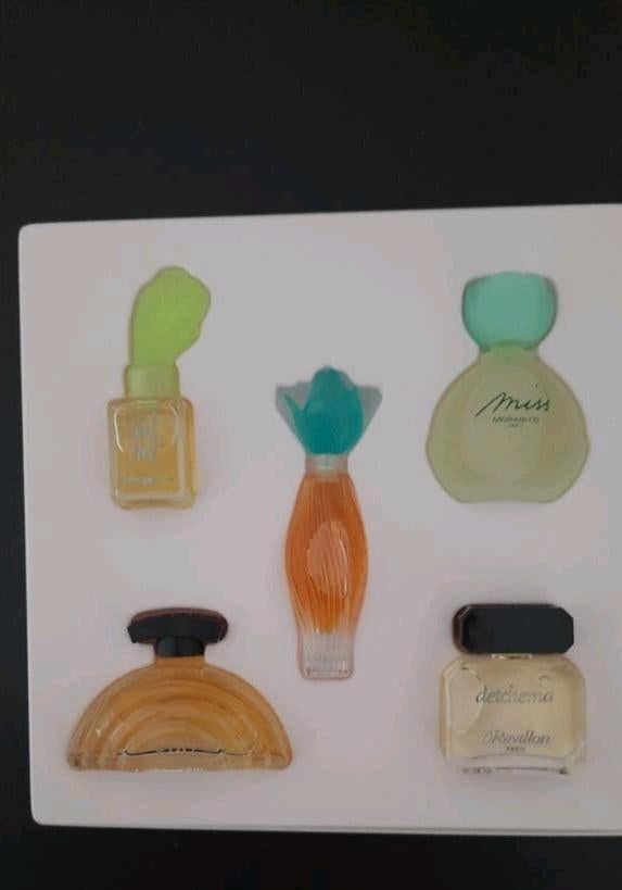 Vintage parfum miniatuur collectie - 5 stuks, Ophalen of Verzenden, Nieuw