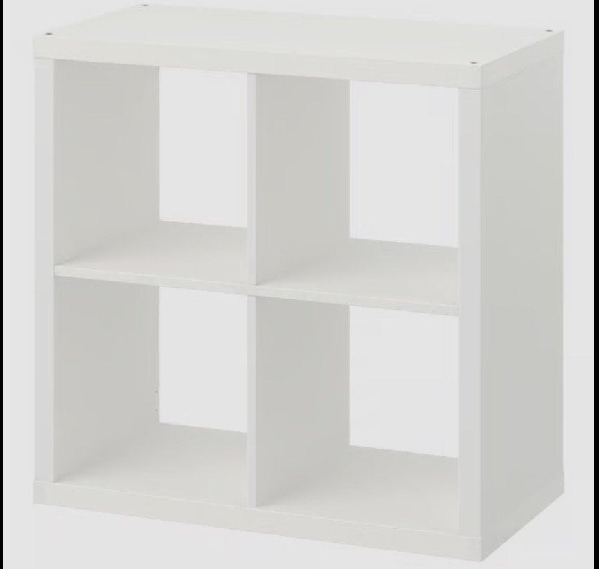 Kallax open 4 vakkenkast, Ophalen, Zo goed als nieuw, 25 tot 50 cm, Minder dan 150 cm