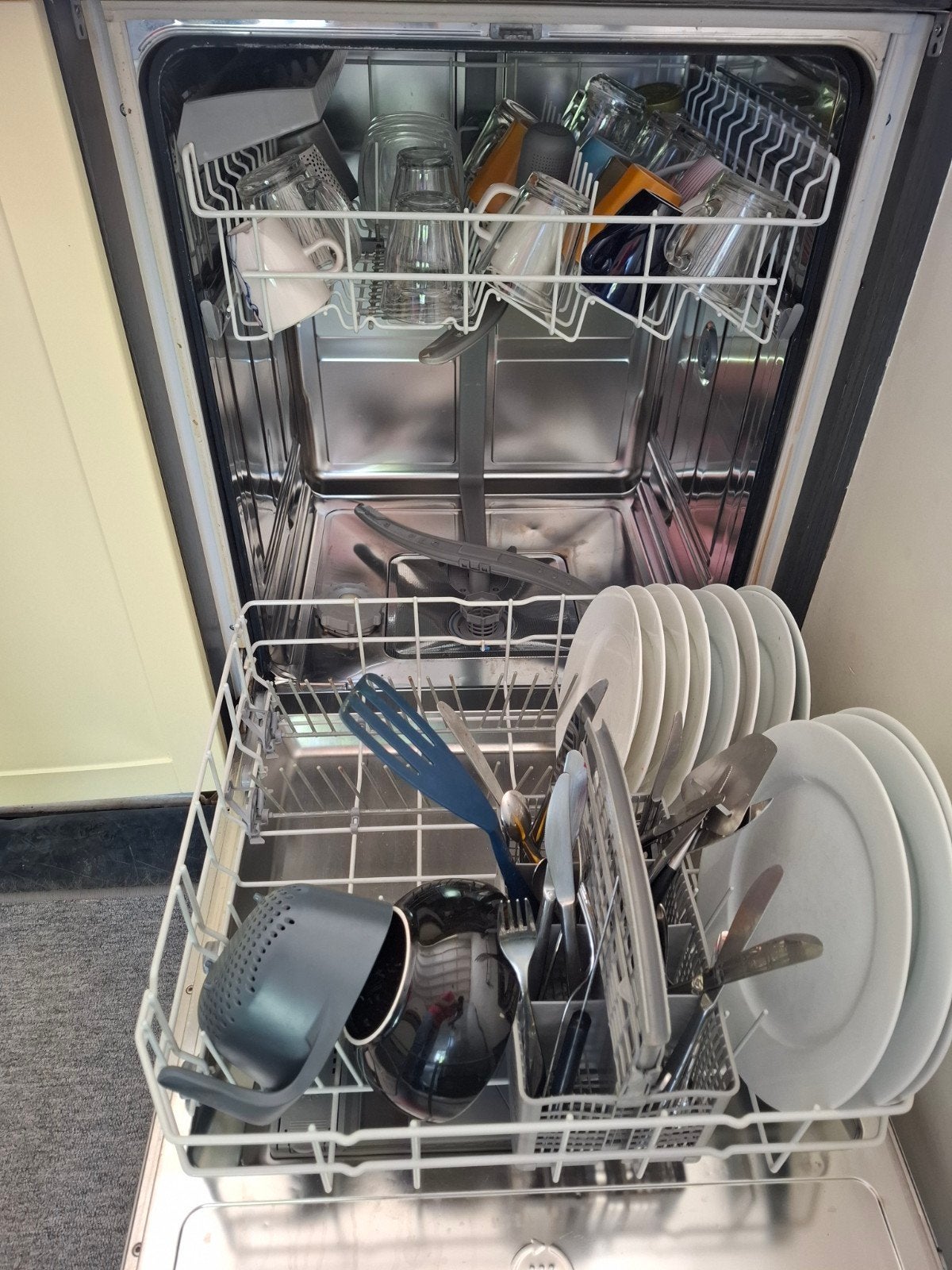 vaatwasser Siemens 56 cm, Witgoed en Apparatuur, Vaatwasmachines, Ophalen, Gebruikt, Inbouw, 85 tot 90 cm