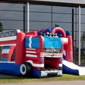 Springkussen huren! Brandweer, Ophalen, Zo goed als nieuw, Verjaardag