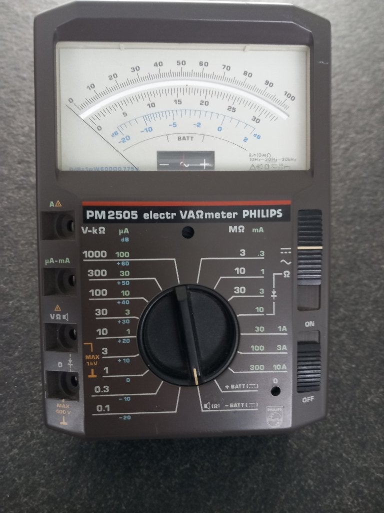 Philips Electronic VAΩ Meter PM2505, Ophalen, Zo goed als nieuw, Multimeter