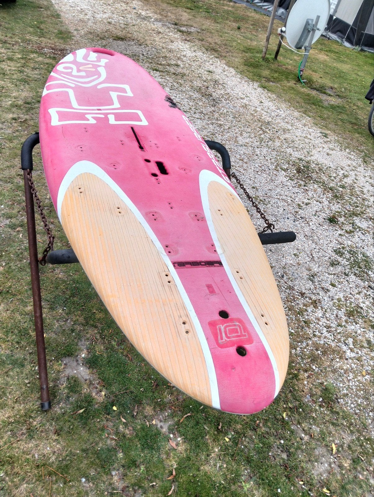 2x starboard 88, 104    ,,,,       € 150,--, Watersport en Boten, Windsurfen, Ophalen, 250 tot 300 cm, Gebruikt, Starboard