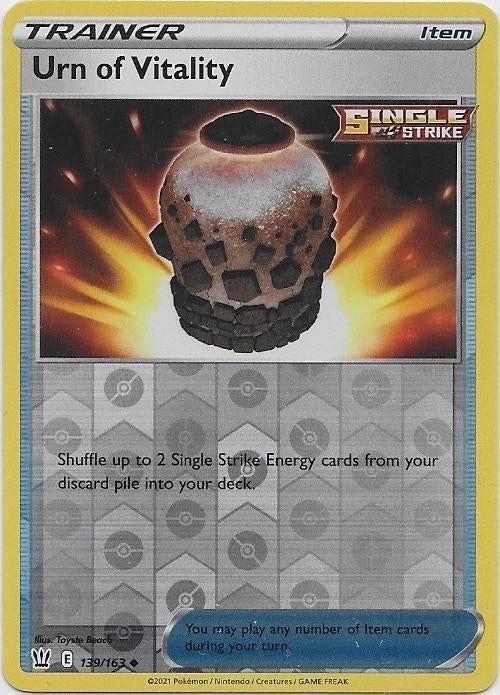 Battle Styles,  Urn of Vitality [reverse] 139/163, Verzenden, Nieuw, Losse kaart