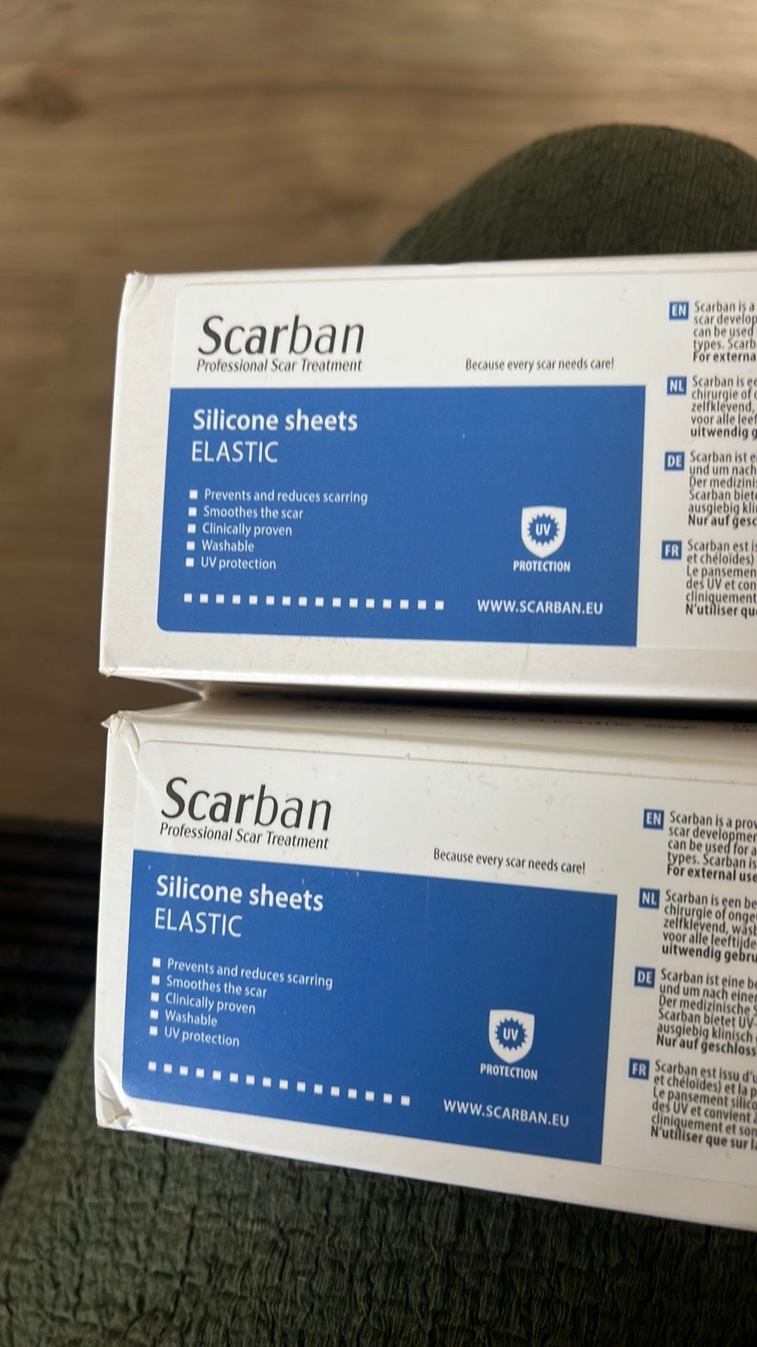 Scarban 30 x 60 cm NIEUW 2 stuks, Diversen, Verpleegmiddelen, Ophalen, Zo goed als nieuw