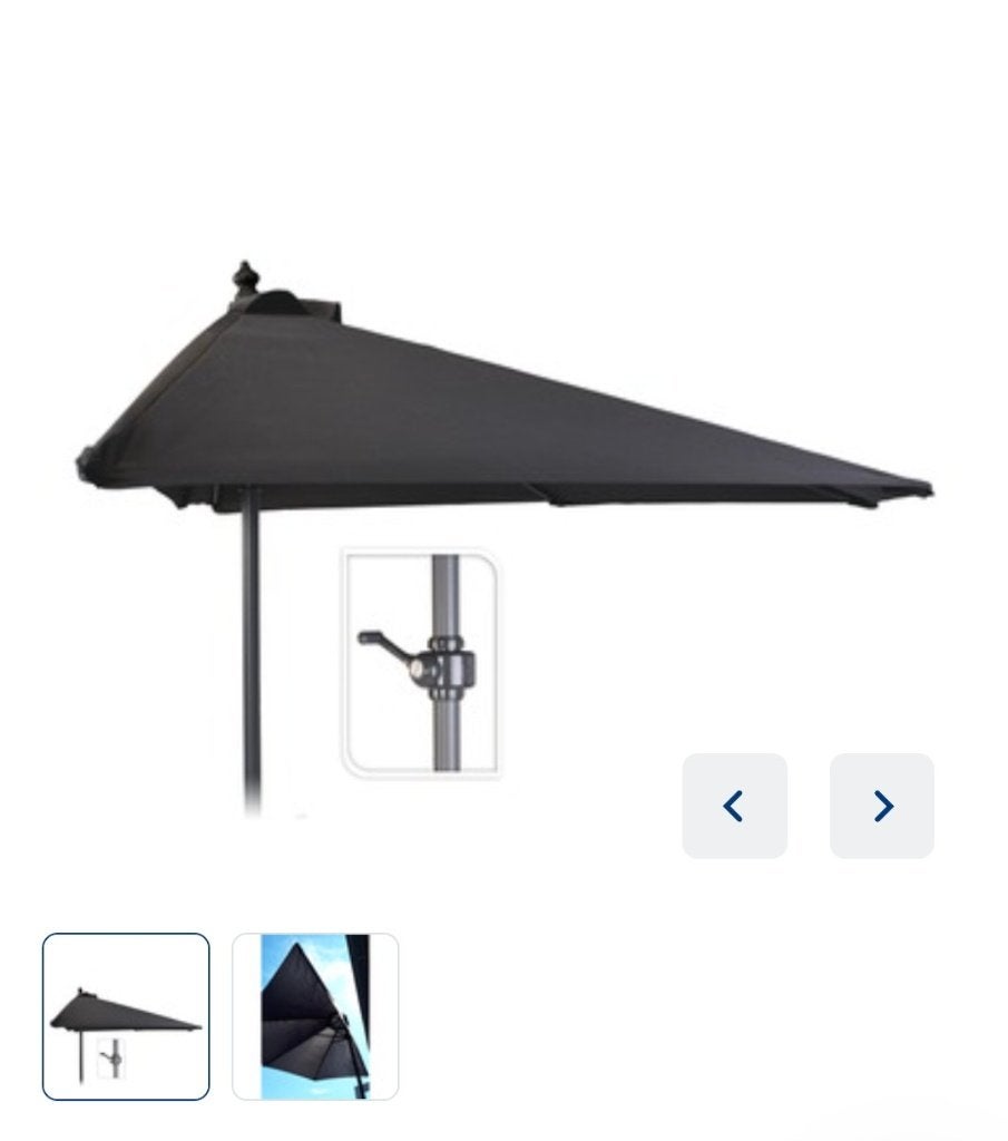 Balkon parasol, Ophalen, Zo goed als nieuw, 1 tot 2 meter, Strandparasol
