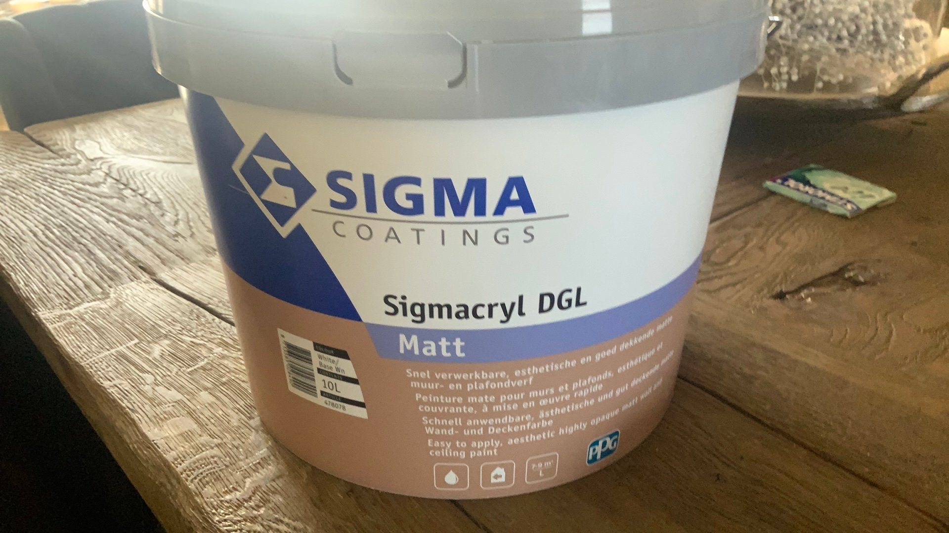 Sigma coating, Ophalen of Verzenden, Zo goed als nieuw, Grijs