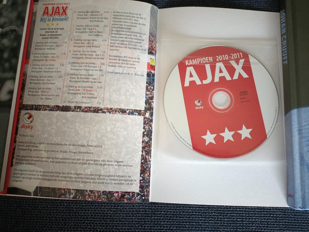 2010-2011 AJAX KAMPIOEN . Hij is binnen!, Ophalen of Verzenden, Nieuw in verpakking