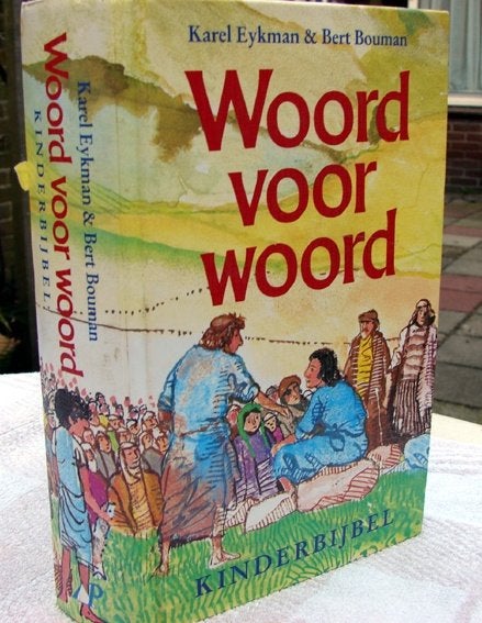 KINDERBIJBEL WOORD VOOR WOORD DOOR K EYKMAN (ZIE FOTO'S), Ophalen of Verzenden, Zo goed als nieuw, KAREL EYKMAN, Christendom | Katholiek
