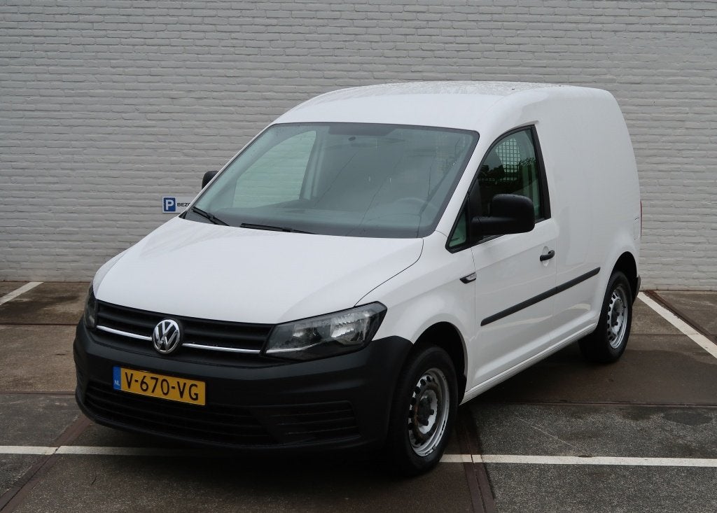 Volkswagen Caddy 2.0 TDI met BMT L1H1 75pk Trendline I Airco, Stof, Gebruikt, 4 cilinders, Volkswagen