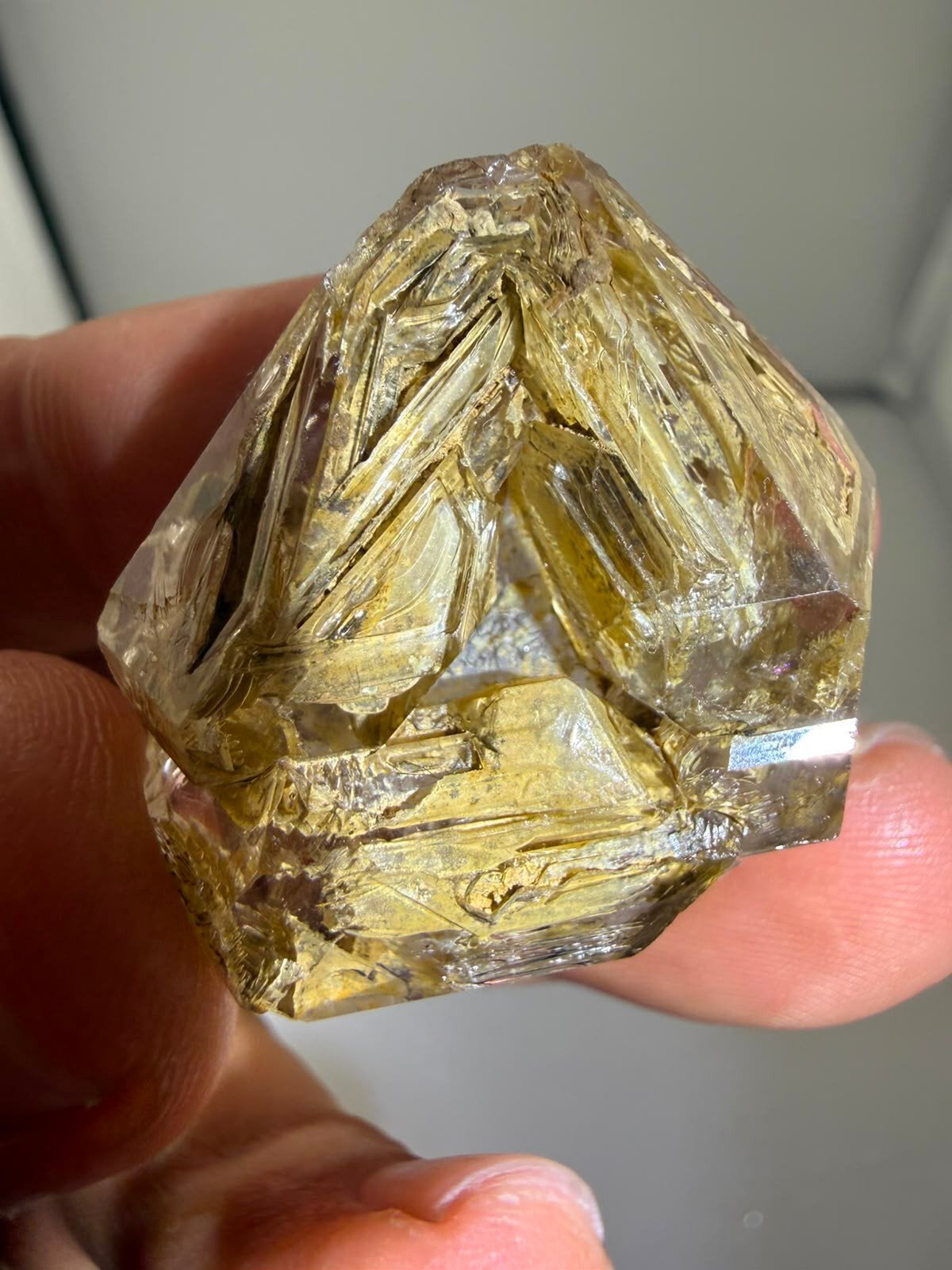 HERKIMER diamant kwarts N378 - 24g, 28mm, Natuurlijk mineraal, Gebruikt, Onbekend, natuurlijke oorsprong, Niet van toepassing