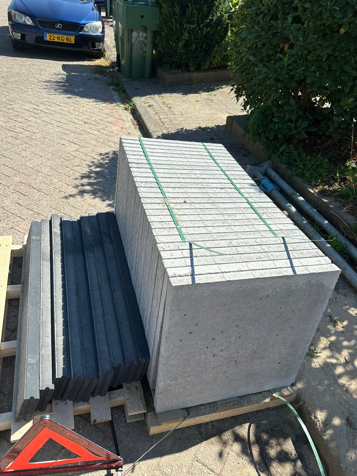 Excluton tuintegels 60x60x4 MOET WEG, Tuin en Terras, Ophalen of Verzenden, Zo goed als nieuw, Minder dan 250 cm