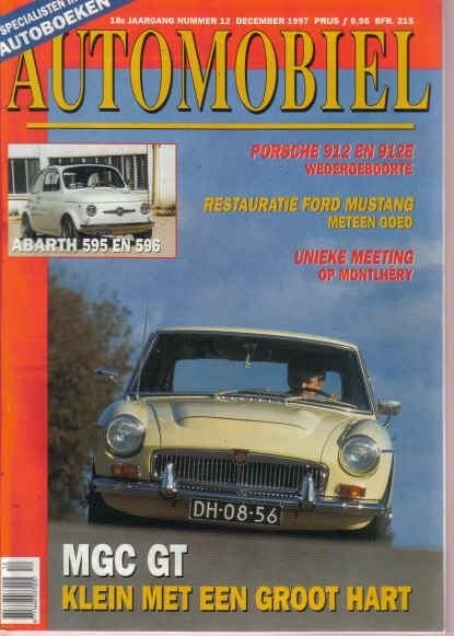 Automobiel 12 1997 : MG MGC GT - Porsche 912 - Ford Mustang, Ophalen of Verzenden, Gelezen, Algemeen