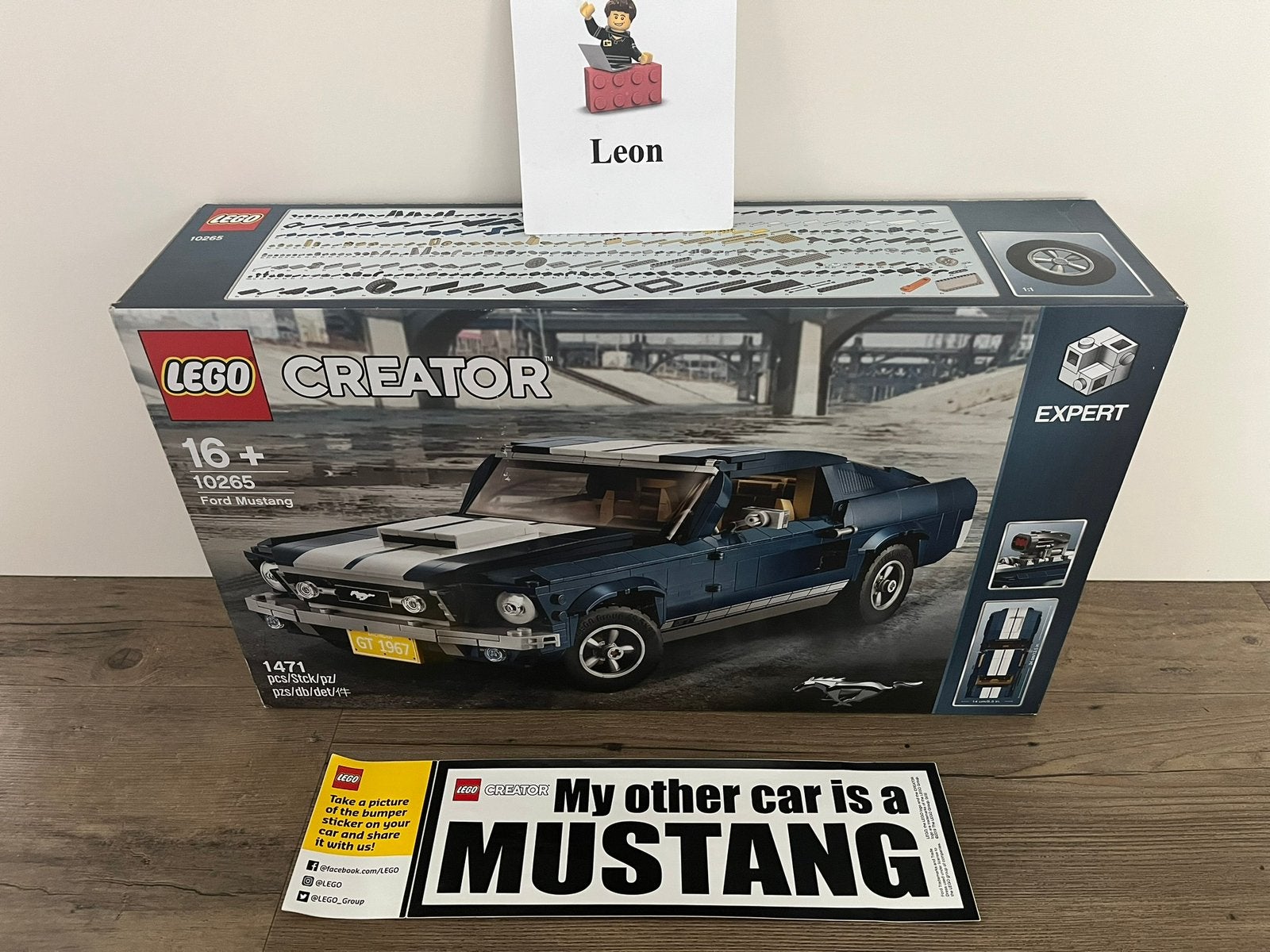 Lego Creator Expert 10265 Ford Mustang - Nieuw in doos!, Lego, Nieuw, Ophalen of Verzenden, Ongeopend/sealed