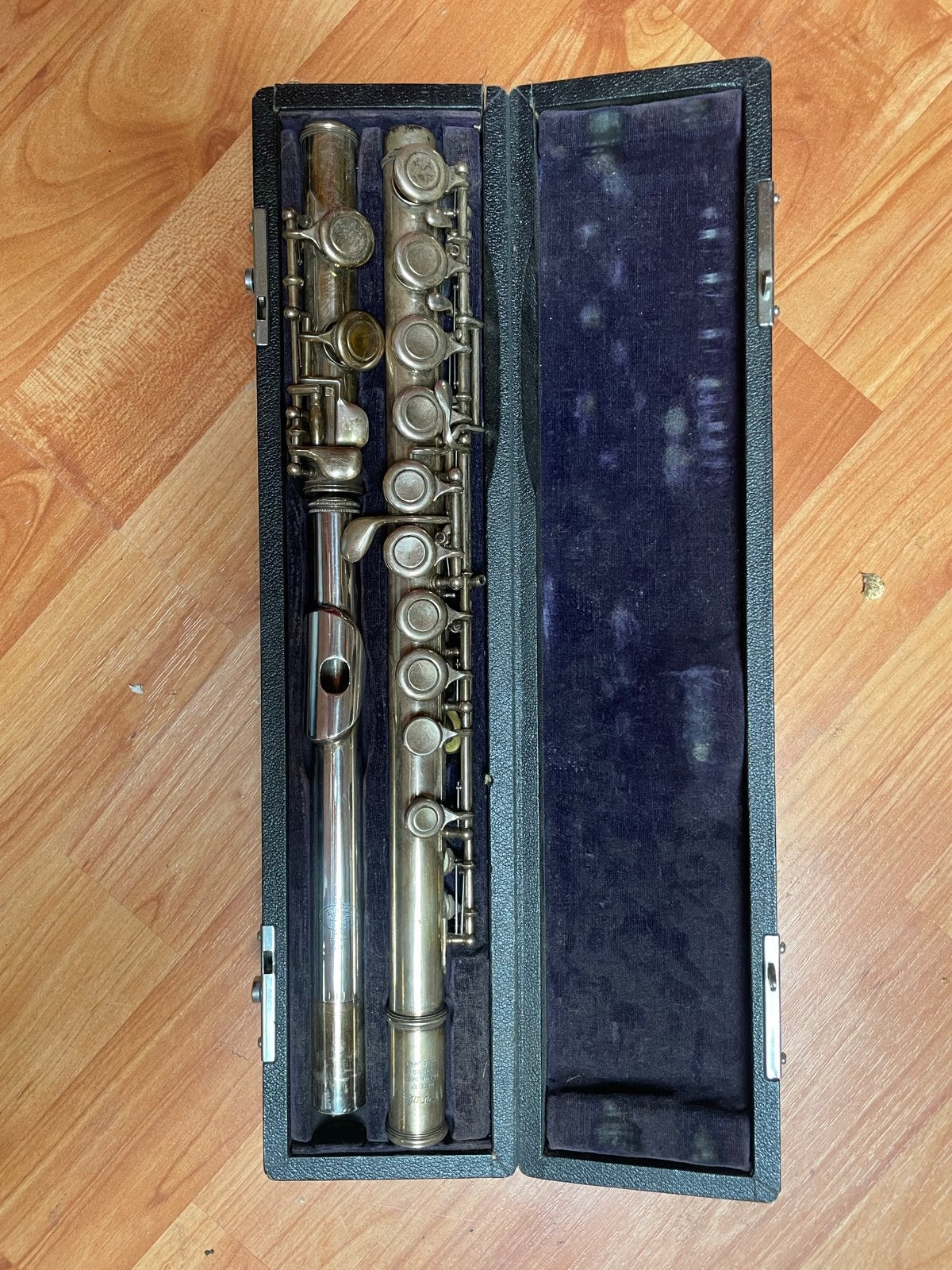 Buffet Crampon Paris Cooper 226 kopstuk met Hernals fluit, Ophalen of Verzenden, Gebruikt, Dwarsfluit, Met koffer of tas