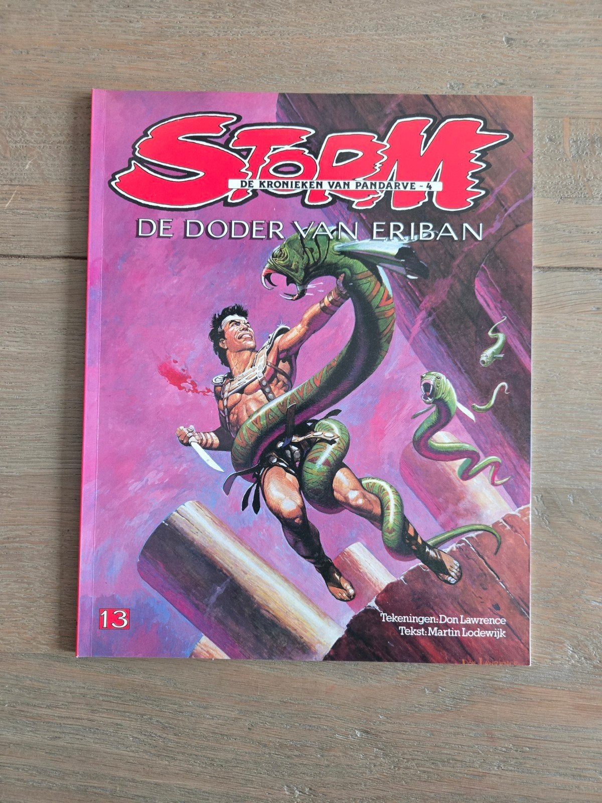 Storm, Kronieken van Pandarve 4: De Doder van Eriban, Eén stripboek, Ophalen of Verzenden, Gelezen, Don Lawrence, Martin Lodewijk