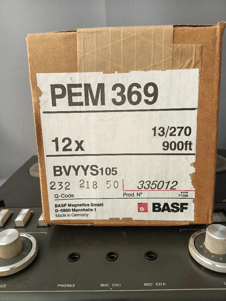 BASF PEM 369 tape, Ophalen of Verzenden, Onderdeel