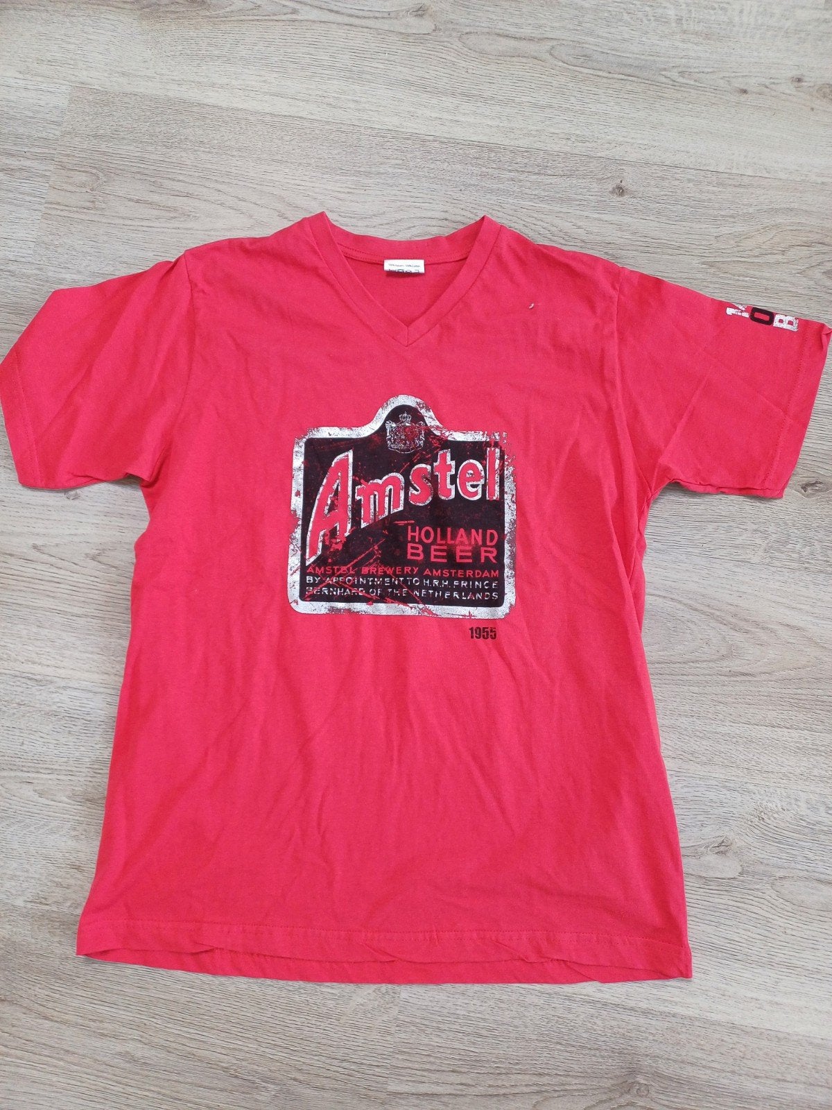 Vintage Amstel Bier T-shirt Dames Maat L, Maat 42/44 (L), Ophalen of Verzenden, Korte mouw, Amstel Bier