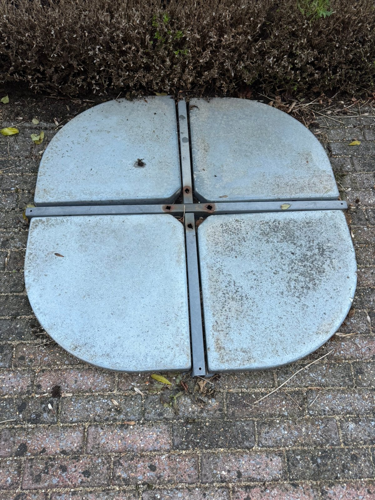 Parasolvoettegels, Ophalen, Gebruikt, Minder dan 1 meter, Parasolvoet