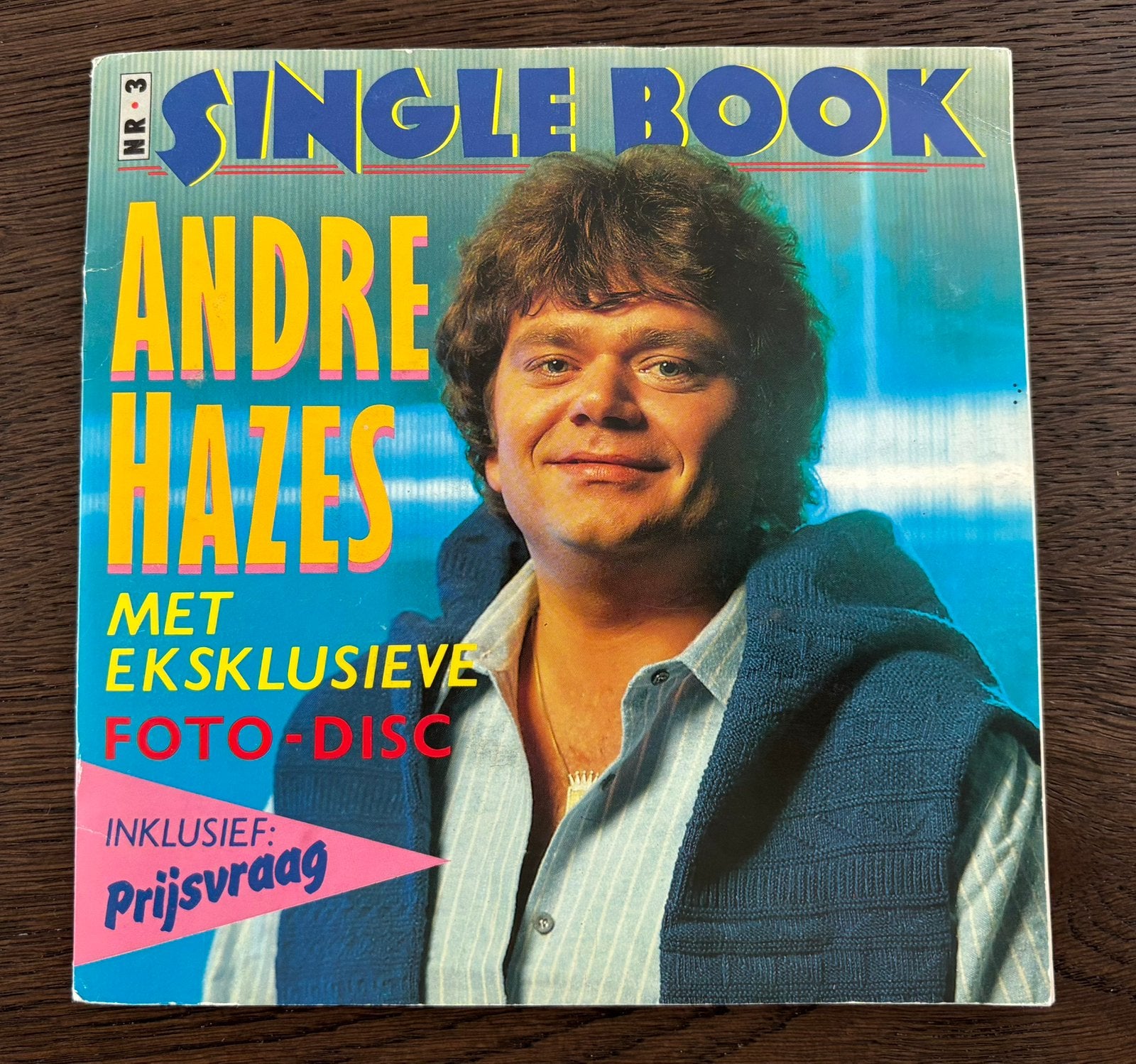 Andre Hazes Single Book picture disc met HANDTEKENING., Cd's en Dvd's, Verzenden, Gebruikt, Overige formaten, Levenslied of Smartlap