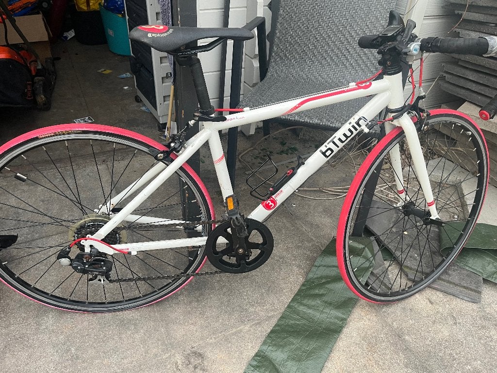 Racefiets kind merk BTwin, Aluminium, Meer dan 20 versnellingen, 53 tot 57 cm, Ophalen
