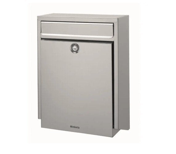 Brievenbus Brabantia Nieuw, Tuin en Terras, Ophalen of Verzenden, Nieuw, Rvs, Wandbrievenbus
