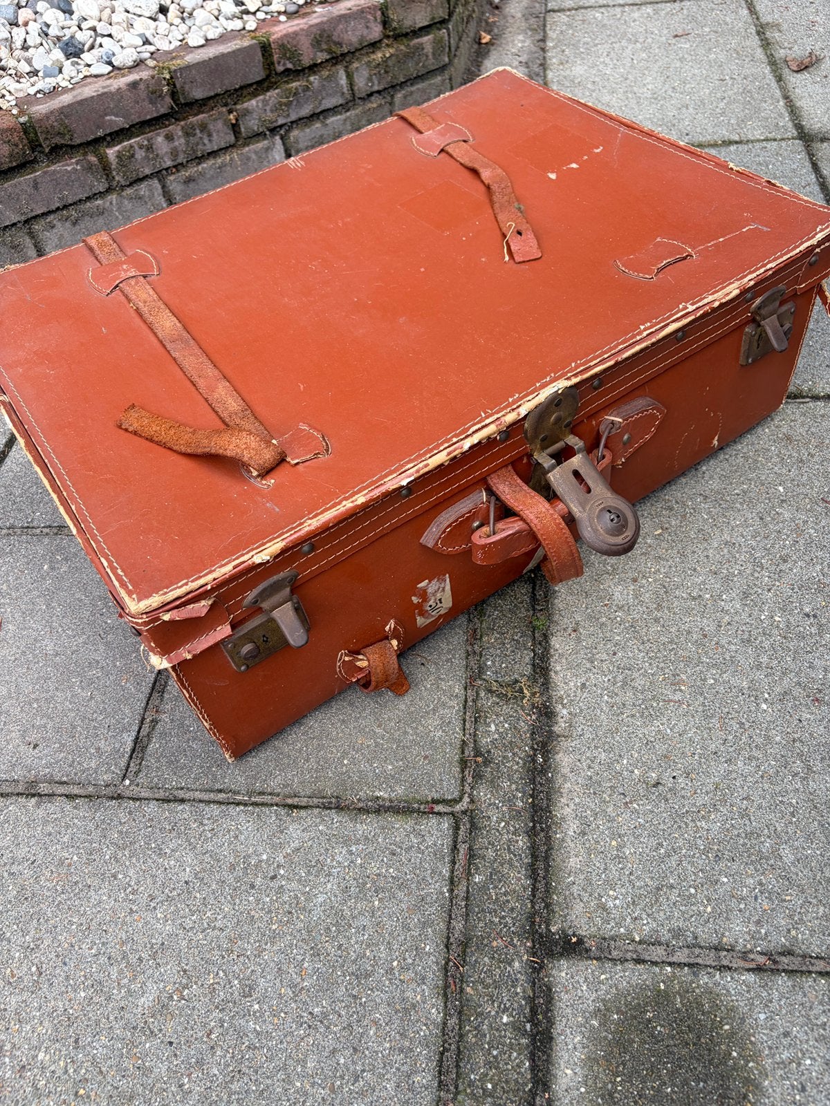 Grote vintage koffer, Ophalen, Gebruikt