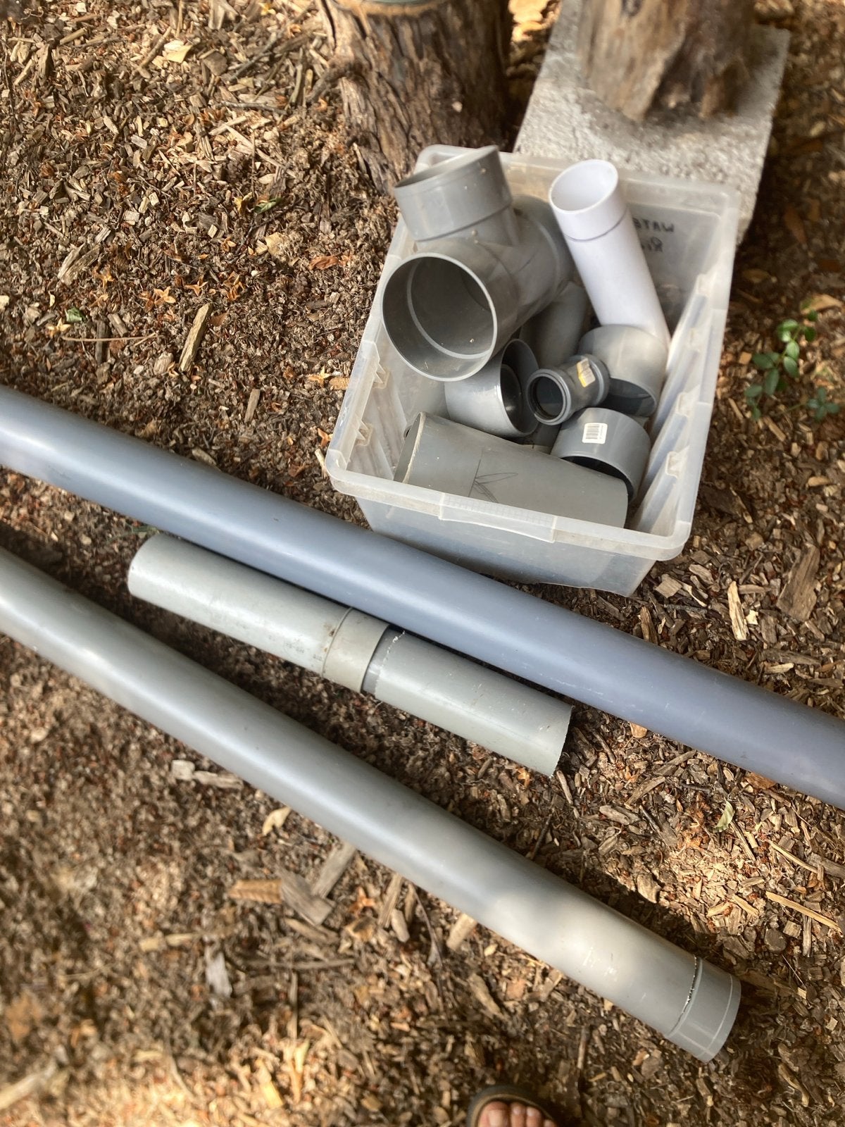 Diverse PVC buizen en hulpstukken, Ophalen, Afvoer, Gebruikt, Pvc
