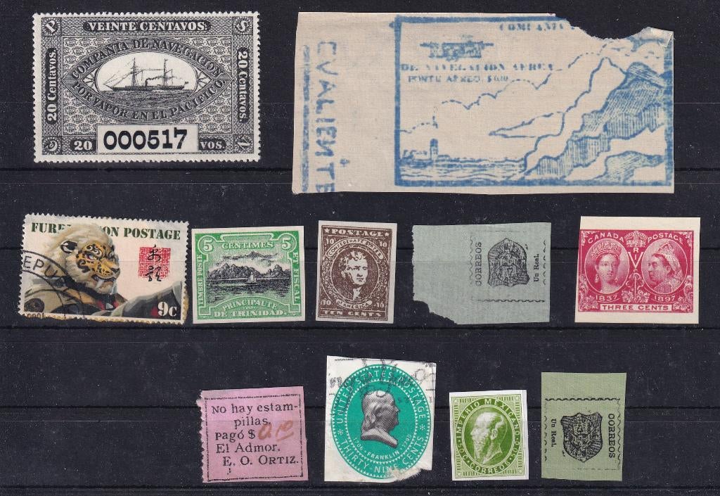 X129) restant Noord/midden/zuid Amerika geen garantie, Postzegels en Munten, Postzegels | Volle albums en Verzamelingen, Verzenden