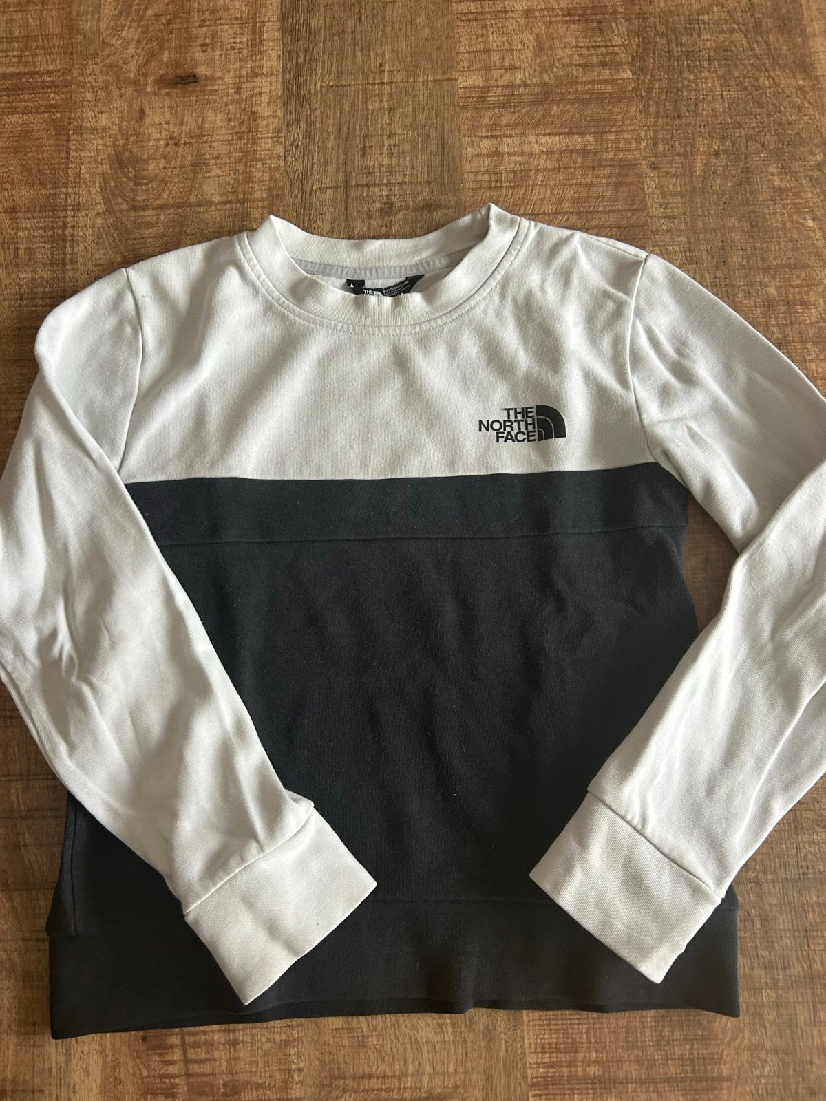 The North Face sweater zwart/wit maat L (kindermaat), Kinderen en Baby's, Ophalen of Verzenden, Zo goed als nieuw, Jongen, Trui of Vest