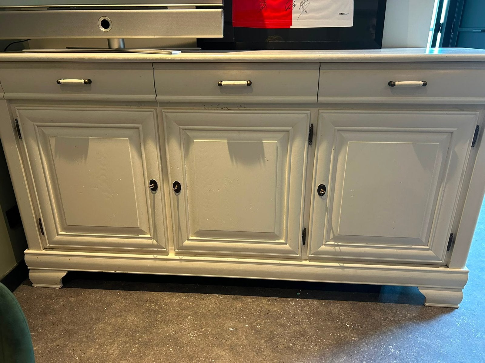 Dressoir, Huis en Inrichting, Kasten | Dressoirs, Ophalen, Gebruikt, Met deur(en), Eikenhout