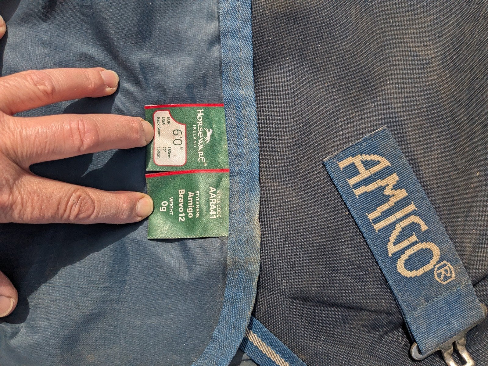 Horseware Amigo regendeken met Liner systeem!, Ophalen of Verzenden