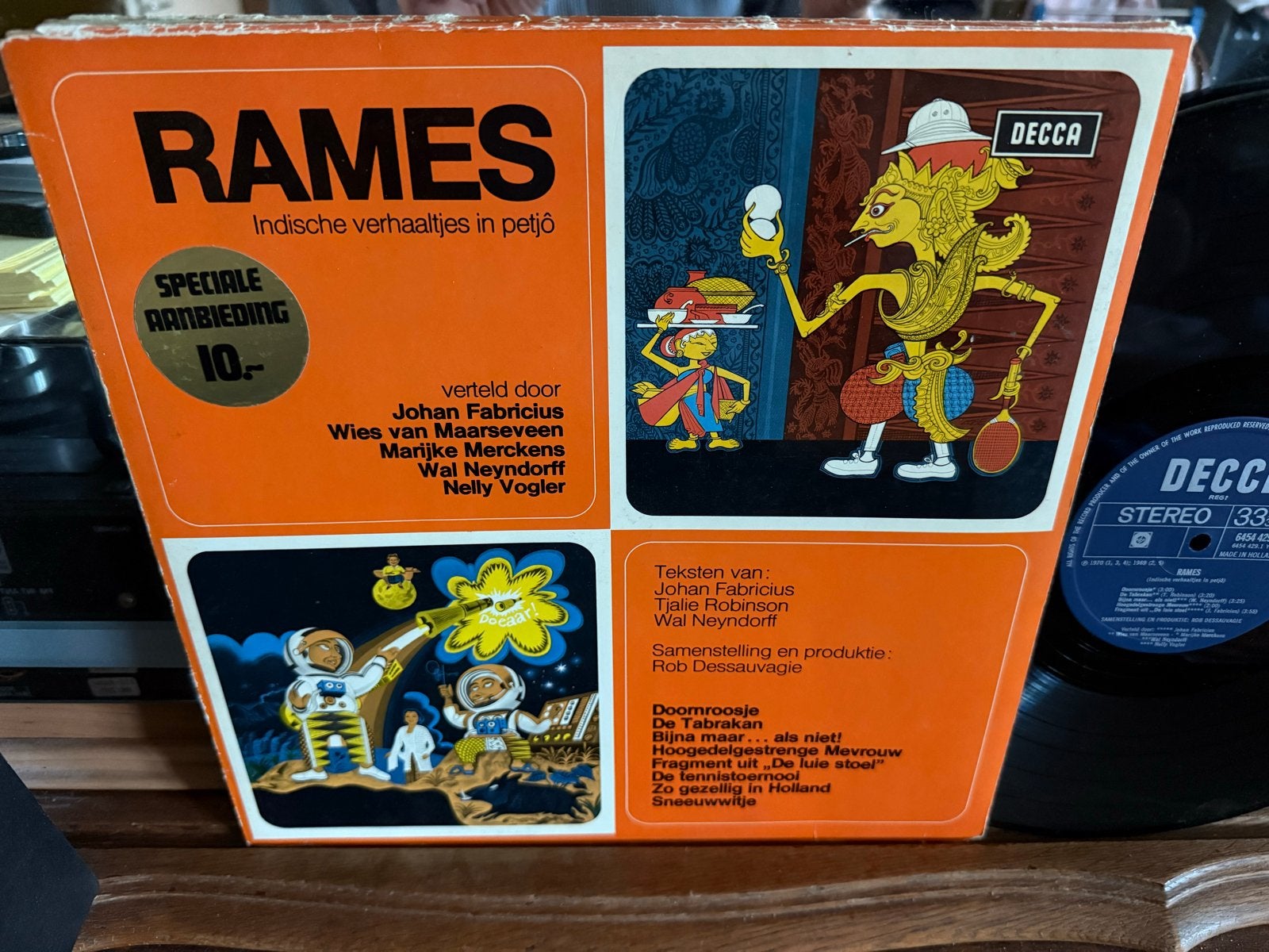 Rames - Indische verhaaltjes in petjo (LP), LP, Gebruikt, Originele persing, Ophalen of Verzenden