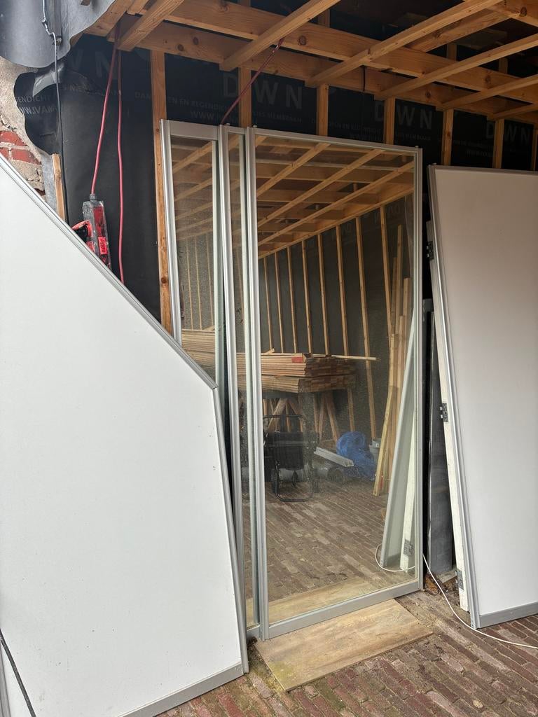 Schuifdeuren voor kastenwand, Huis en Inrichting, Kasten | Kledingkasten, Gebruikt, Ophalen of Verzenden