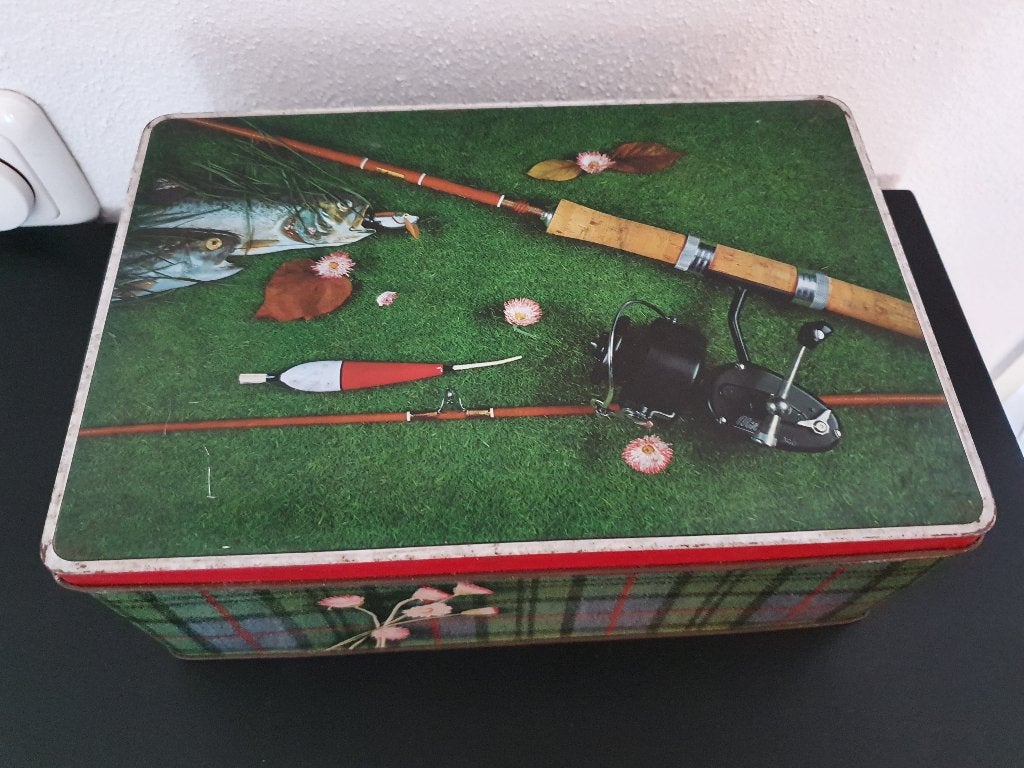 Mooi antiek groot Van Melle Rotterdam Holland winkelblik €15, Verzamelen, Blikken, Ophalen of Verzenden, Zo goed als nieuw, Overige