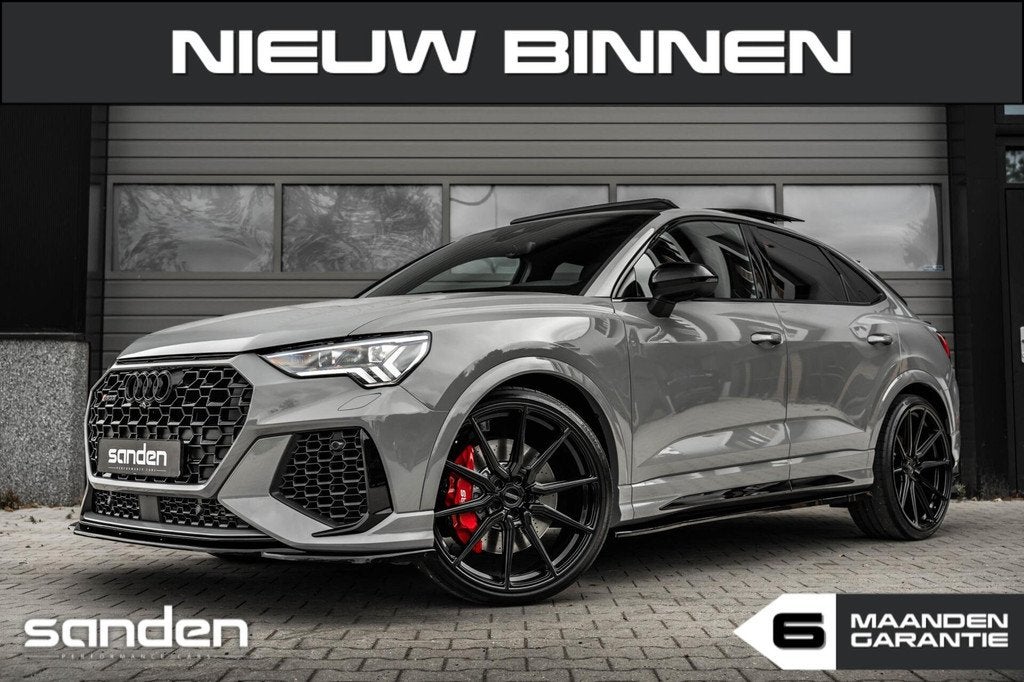 Audi RSQ3 Sportback 2.5 TFSI quattro|Nardo|Pano|Sonos|Vossen, Auto's, Audi, Automaat, Zwart, 1675 kg, Bedrijf