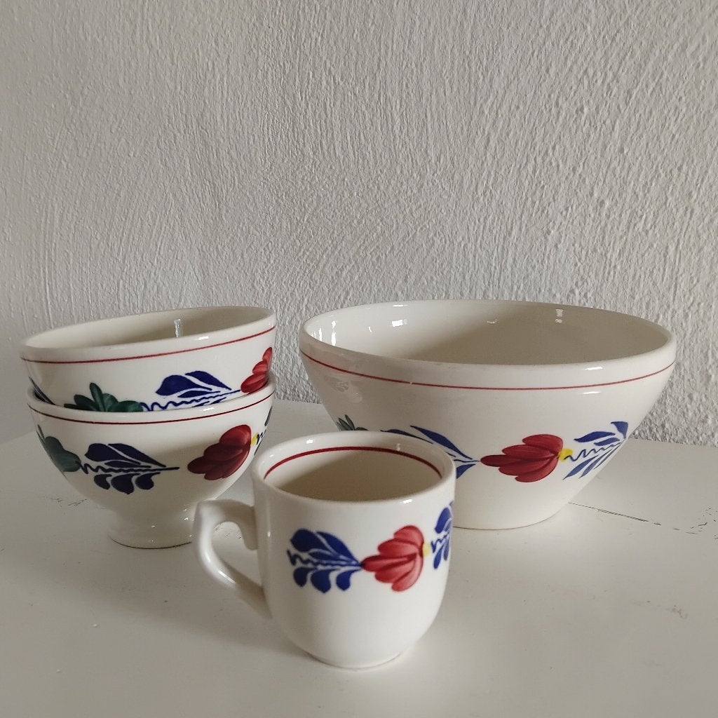 Boch boerenbont, Huis en Inrichting, Gebruikt, Landelijk/Boerenbont, Ophalen of Verzenden, Schaal of Schalen