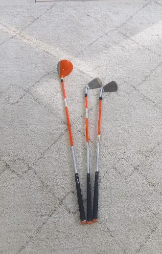 kinder golfset - 3 clubs, Sport en Fitness, Golf, Ophalen, Gebruikt, Set, Overige merken
