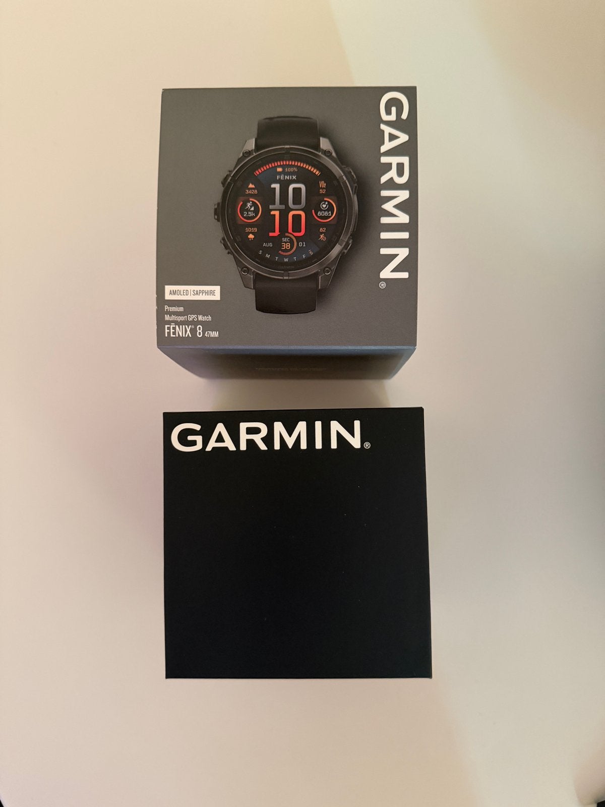 Nieuw garmin fenix 8 | 47mm | sapphire, Ophalen of Verzenden, Zo goed als nieuw, Zwart, Android