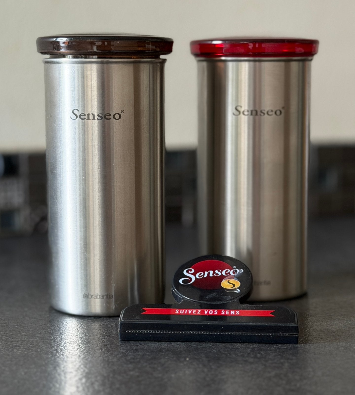 Brabantia Bewaarblikken voor Seseo Koffiepads (2 stuks), Koffiepads en cups, Overige modellen, 10 kopjes of meer, Ophalen of Verzenden
