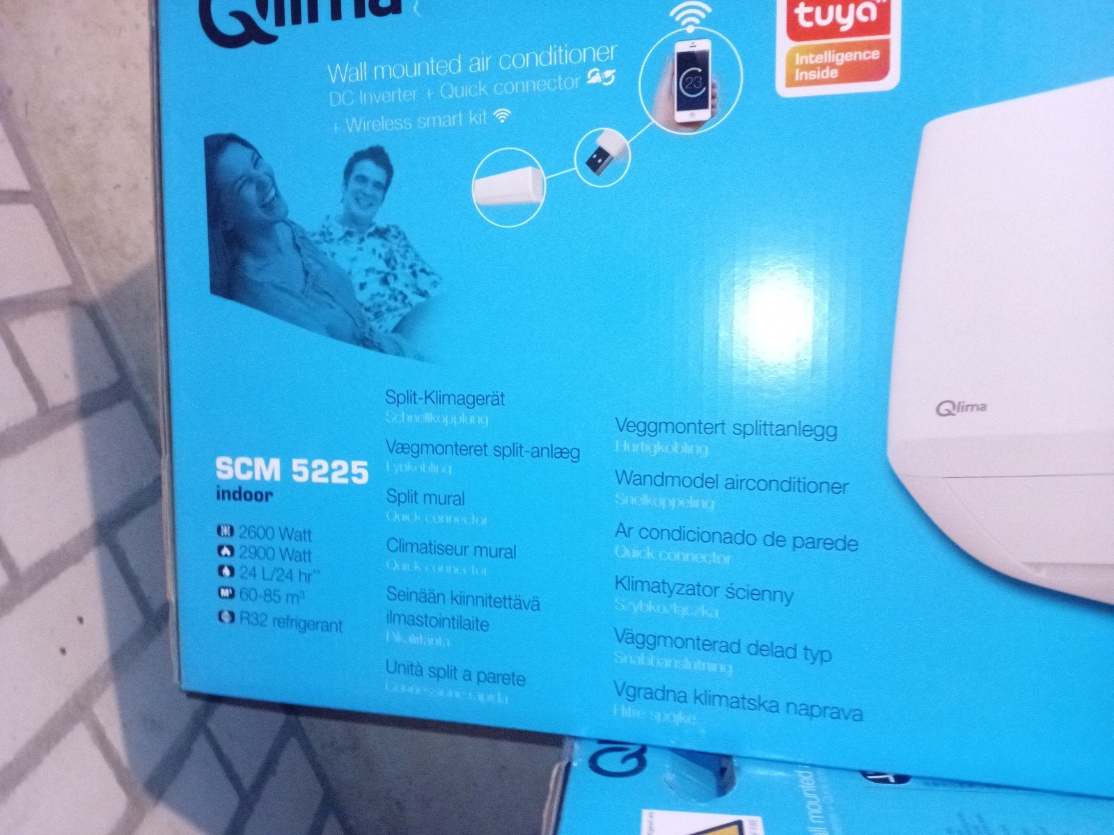 Qlima Airco Set: 2 Binnenunits, 1 Buitenunit - Nieuw in Doos, Verwarmen, Nieuw, 3 snelheden of meer, Ophalen of Verzenden