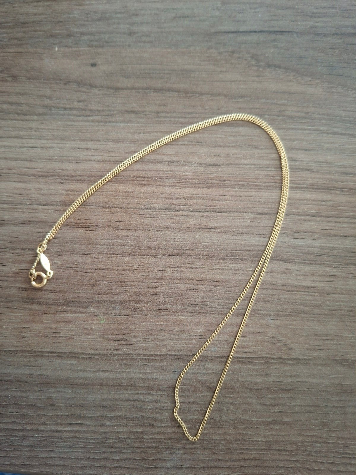 Gouden ketting 14 karaat, Verzenden, Zo goed als nieuw, Goud, Goud