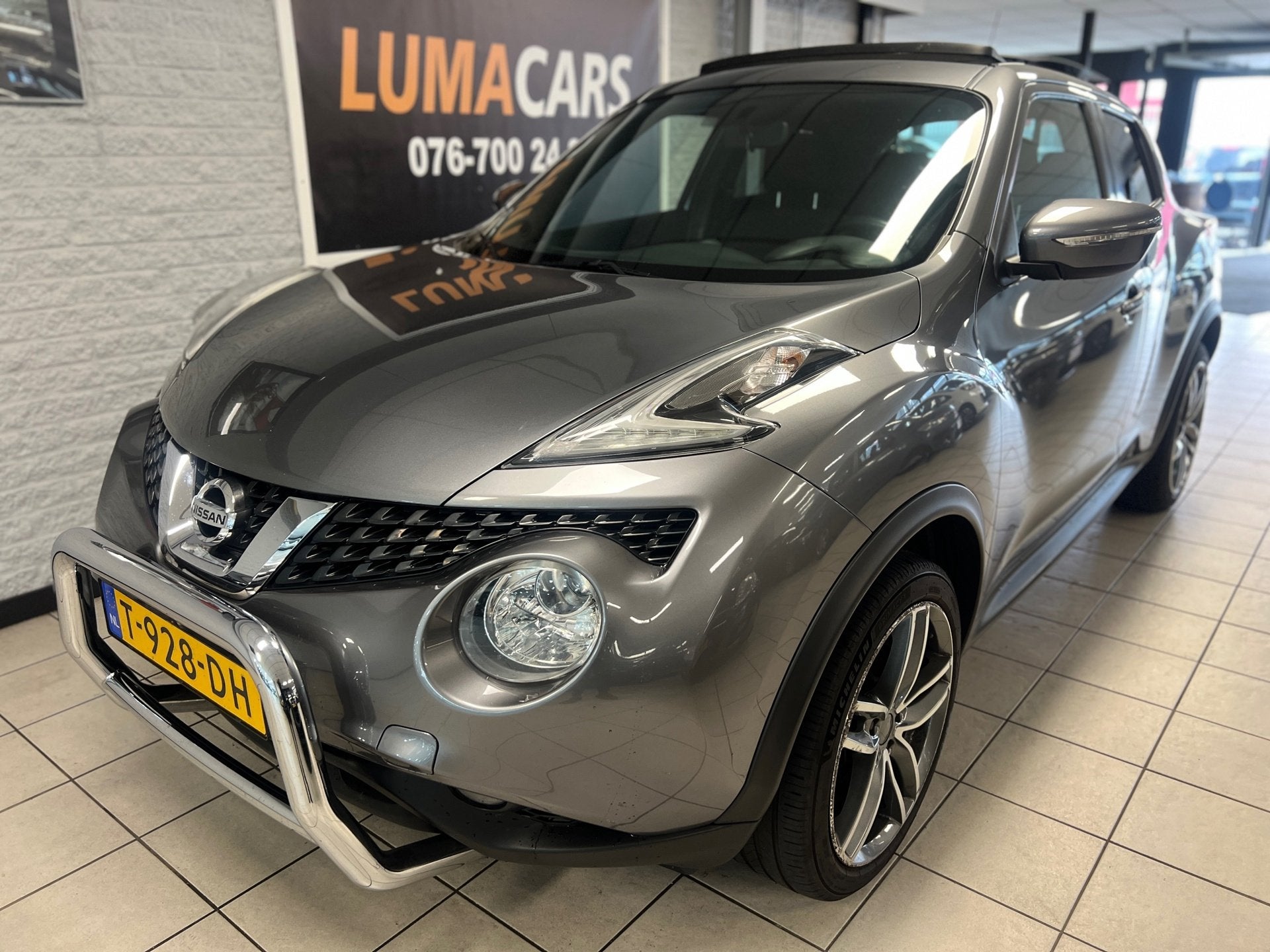 Nissan Juke 1.2 DIG-T S/S Tekna | Pano | Camera | Distri. VV, Voorwielaandrijving, 116 pk, Leder, Bedrijf