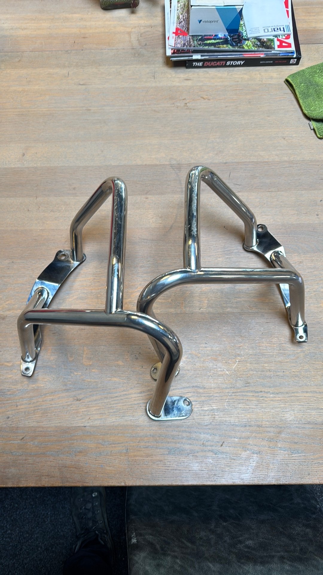 R1200GS ‘13/‘18 valbeugels chrome, Motoren, Ophalen of Verzenden, Gebruikt