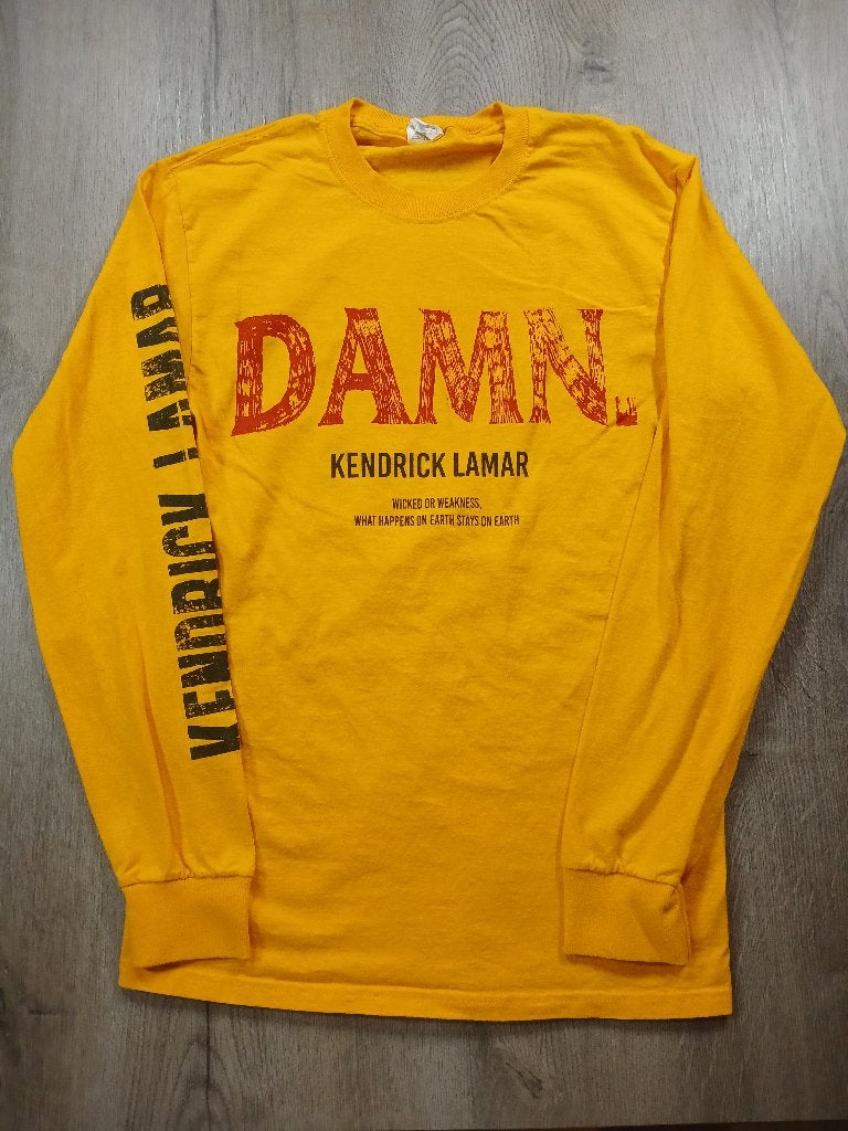 Kendrick Lamar - DAMN.  Longsleeve, Ophalen of Verzenden, Zo goed als nieuw, Fruit of the loom, Meerkleurig