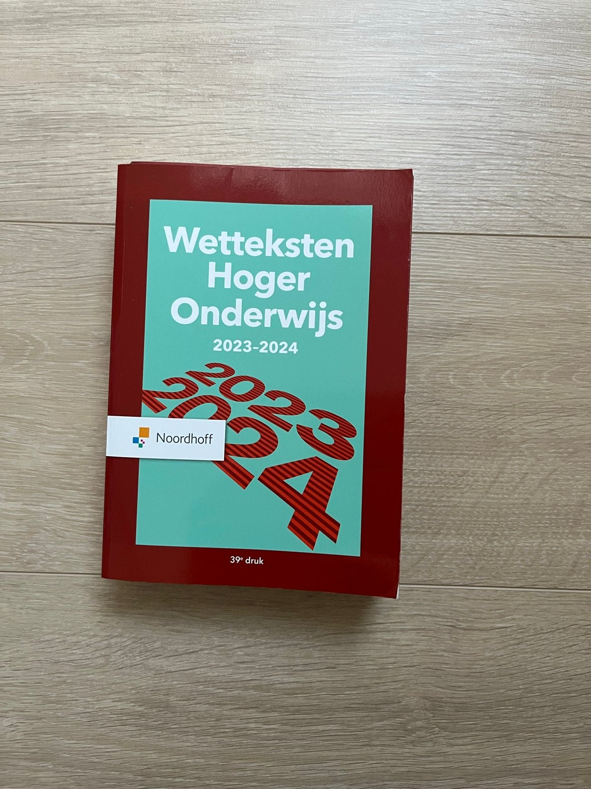 Wetteksten Hoger Onderwijs 2023-2024 - Noordhoff, Ophalen of Verzenden, Gamma, Zo goed als nieuw, HBO