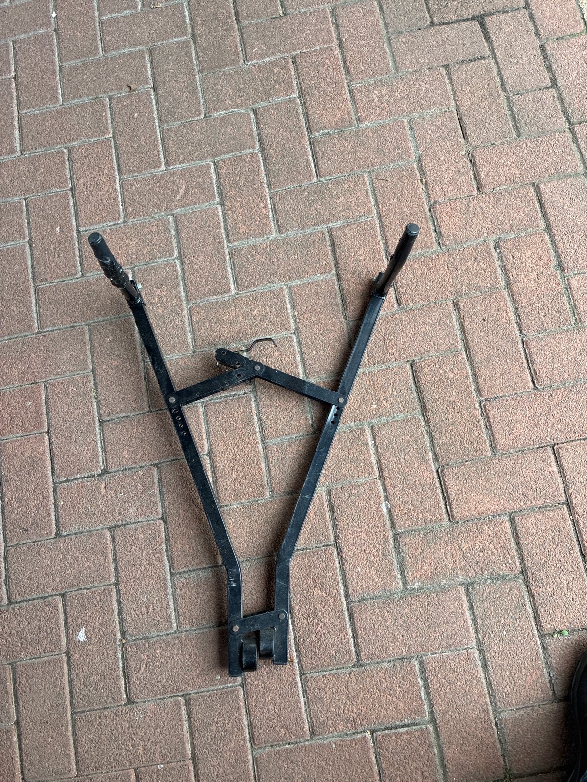 Zwarte fietsendrager voor trekhaak, Ophalen of Verzenden, Gebruikt